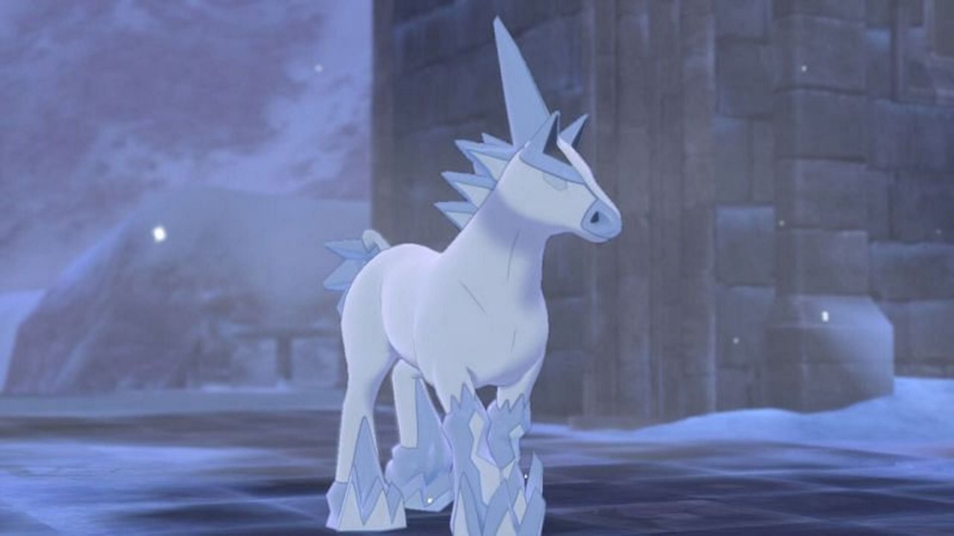 Glastrier as seen in Pokemon Sword and Shield (Image via Game Freak)